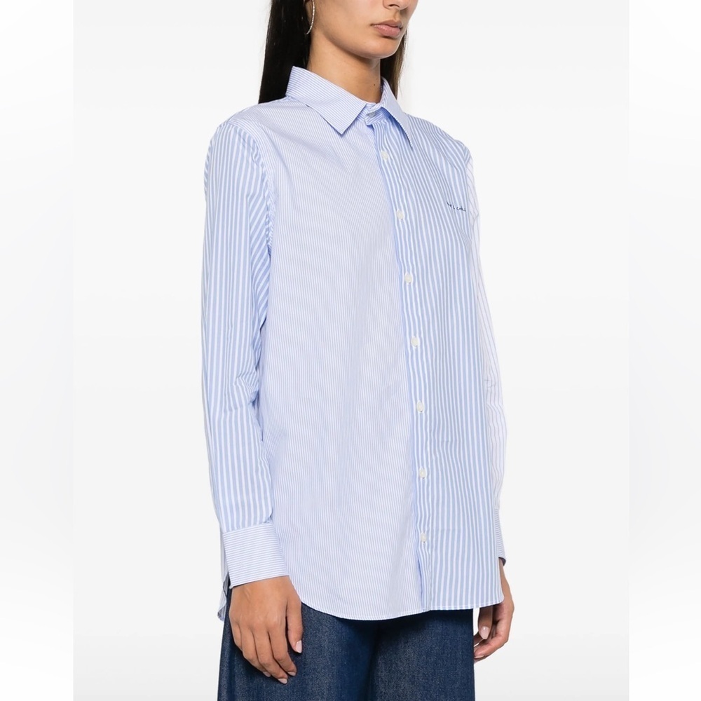 Maison Labiche Blue Breteuil Amour Shirt Size Medium